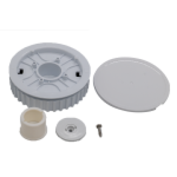 Dolphin voorwiel set (wit) Wiel+lager+afdekkap