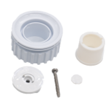 Dolphin achterwiel set (wit) Wiel+lager+afdekkap