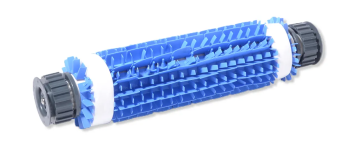 Dolphin PVC + CB borstel met achterwielen blauw